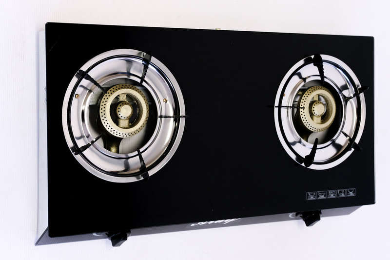 ARUIF 2 BURNER TEMPERED  GLASS GAS STOVE RH-2002