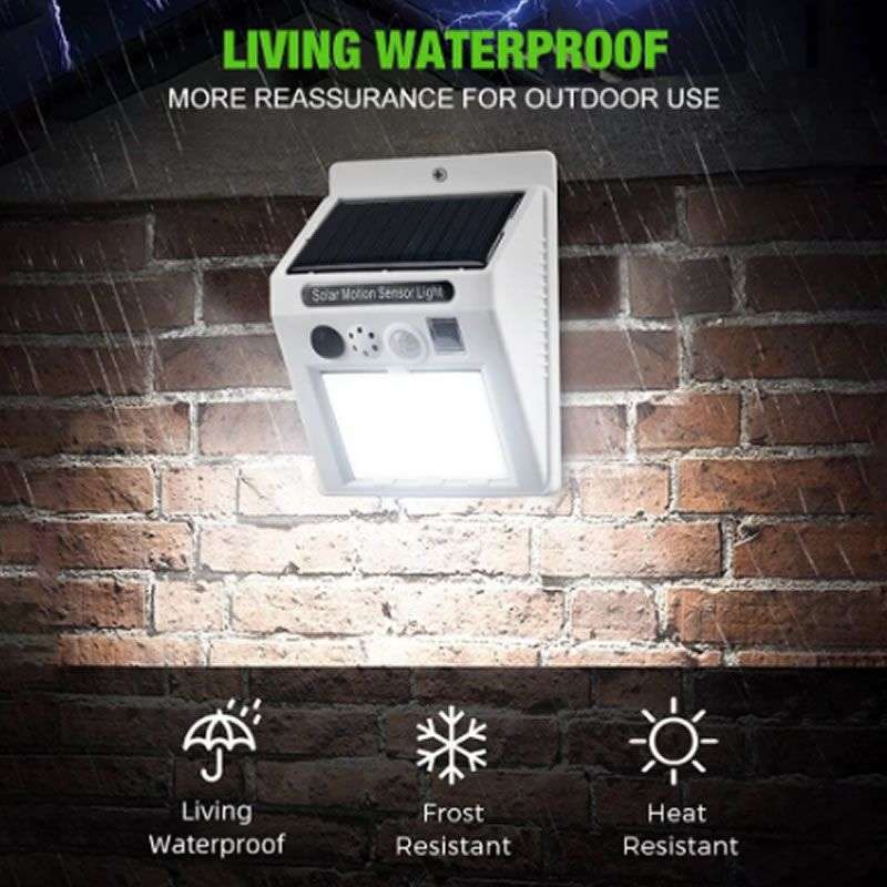LED Solar Burglar Warning Alarm