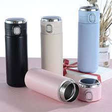 Smart Insulation Cup Water Bottle Led Digital Temperature Display Stainless Steel Thermal Mugs In...