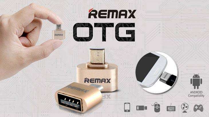 REMAX Micro USB OTG Plug for Android Mobile to Pen Drives Extend Storage Read U-Disk Connect Mous...