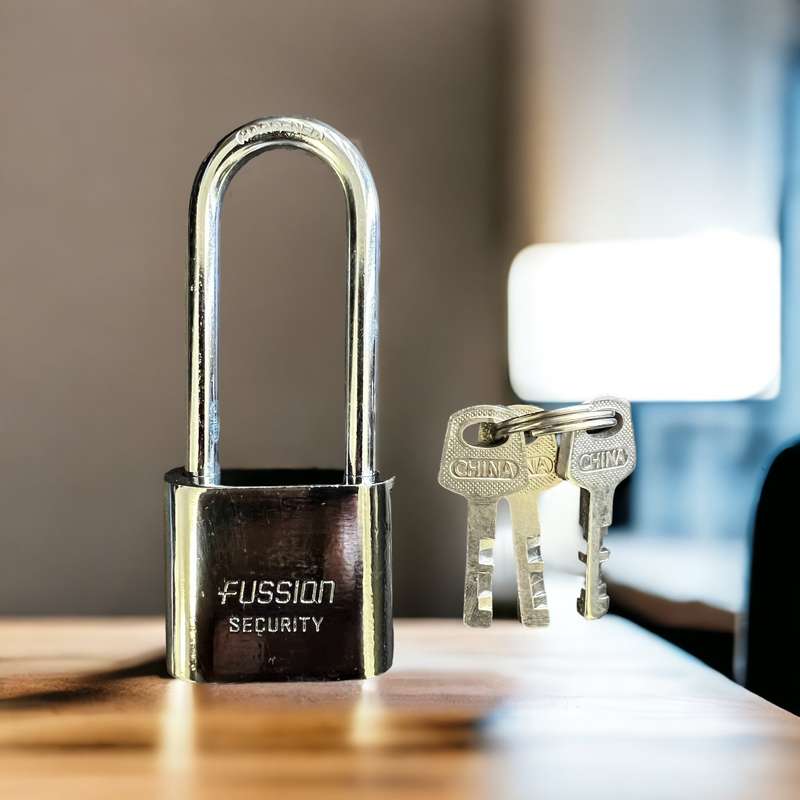Top Security Padlock St Long Shackle 40mm