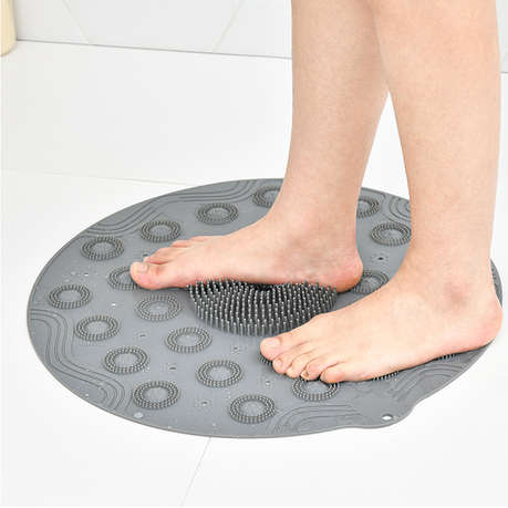 Non Slip Silicone Bath Mat Foot Massage