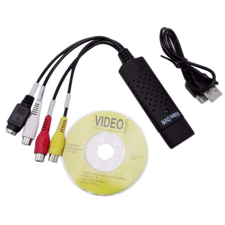 USB 2.0 Easy Cap TV DVD VHS Audio Video Capture Adapter Converter