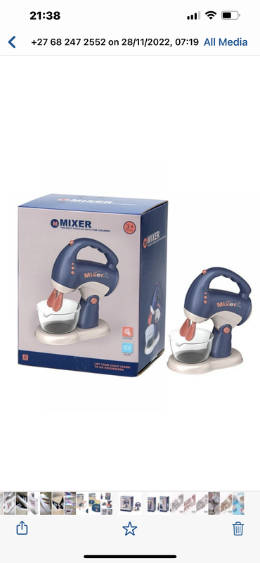 Kiddies Simulation Mini Mixer