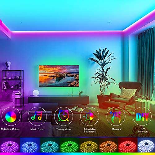 BT LED 10M RBG STRIP LIGHT
