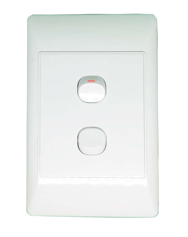 Double Lever Switch 4x2 16amp