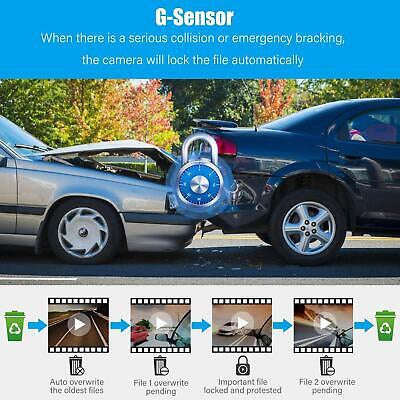 Dash Camera Dual Lens Video Recorder