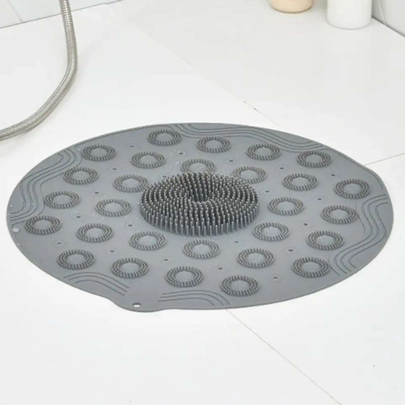 Non Slip Silicone Bath Mat Foot Massage