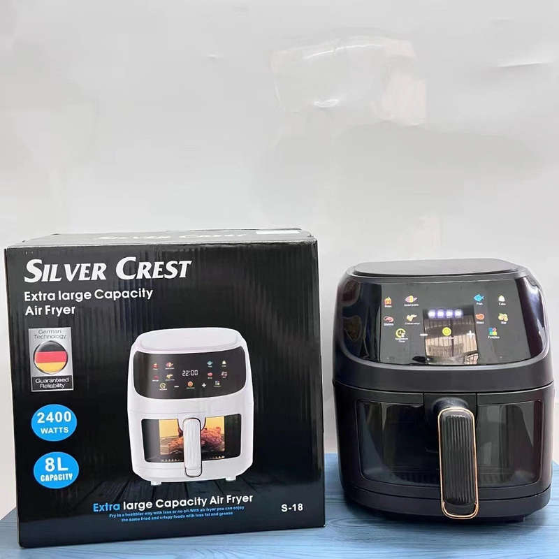 Silvercrest Smart 8L Digital with Clear View Airfryer