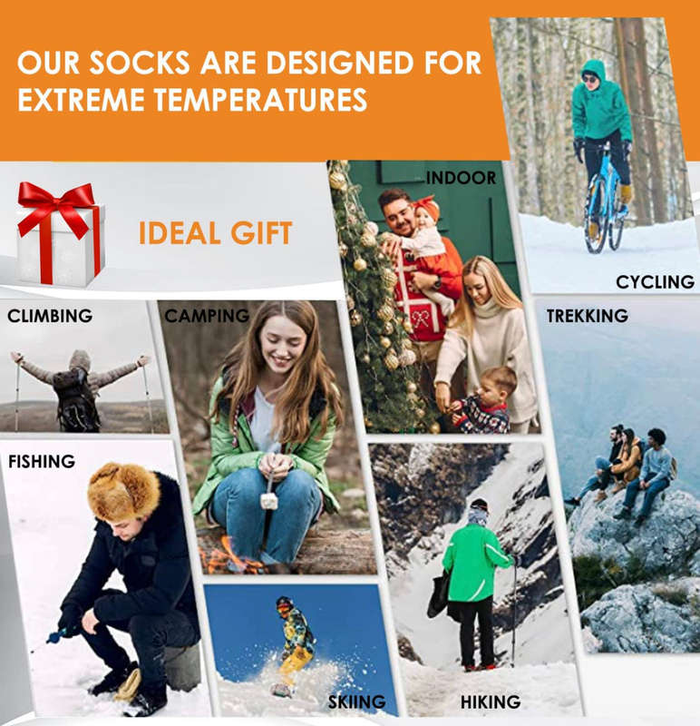 Thermal Warm Heavy Duty Cotton Crew Work Boot Socks  3 Pairs