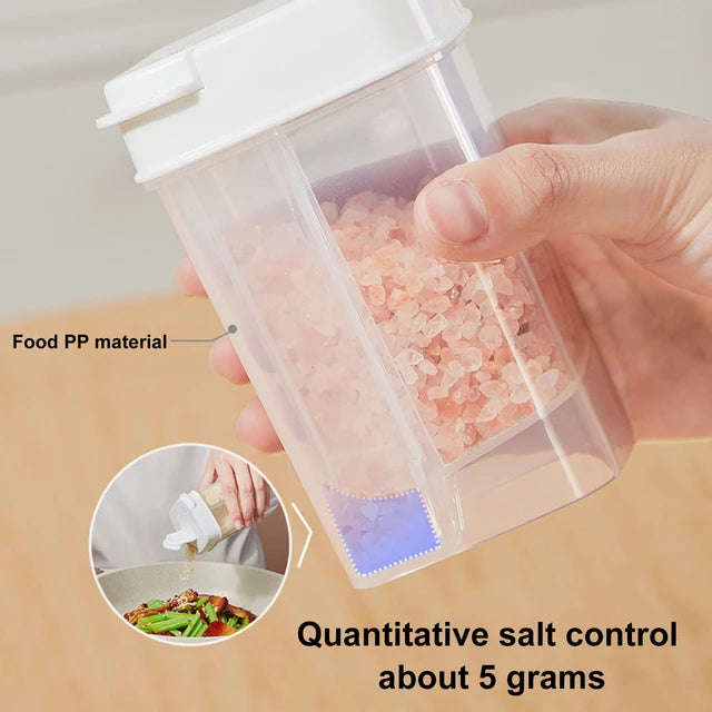 Kitchen Seasoning Bottle Dosing Control Sugar Bottle Spice Pepper Salts Shaker Spice Jar Salts Ta...