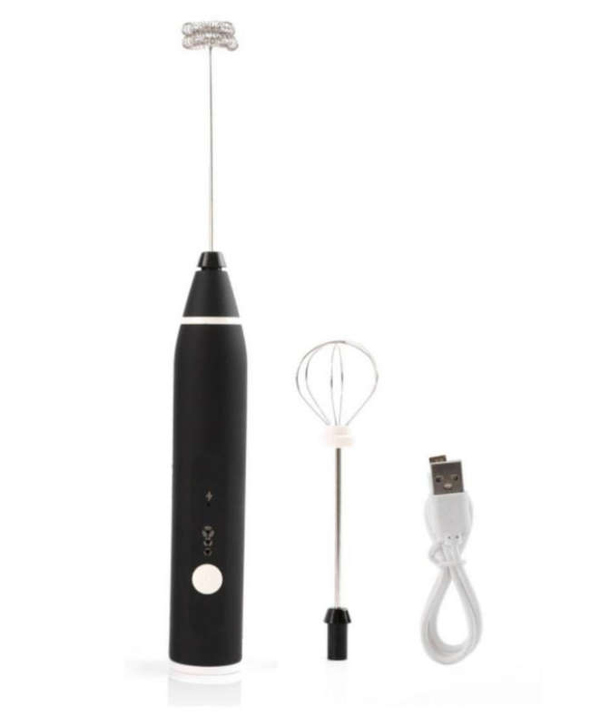 Milk Frother Rechargeable 2-1