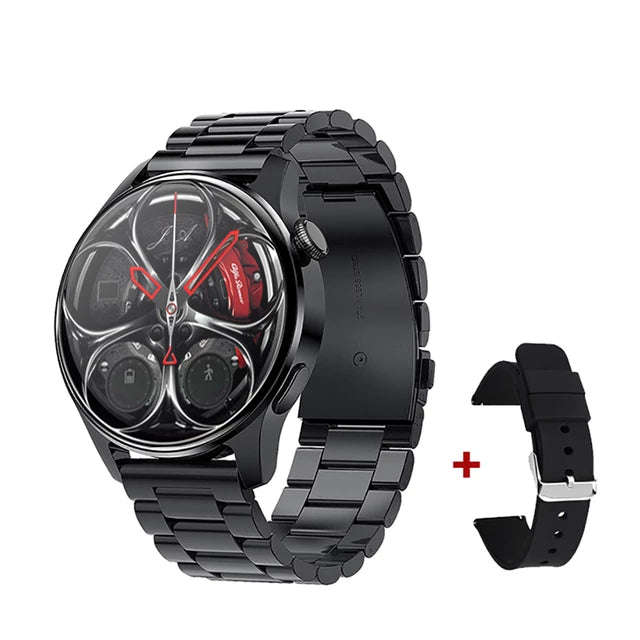 New GT5 Smart Watch Men Answer Call Fitness Tracker Wireless Charging NFC Women Smartwatch Gift f...