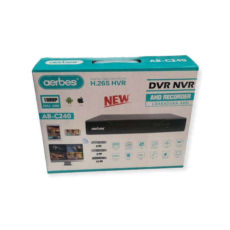 16 Channel 2MP 1080P DVR Recorder Hybrid 6-in-1 DVR