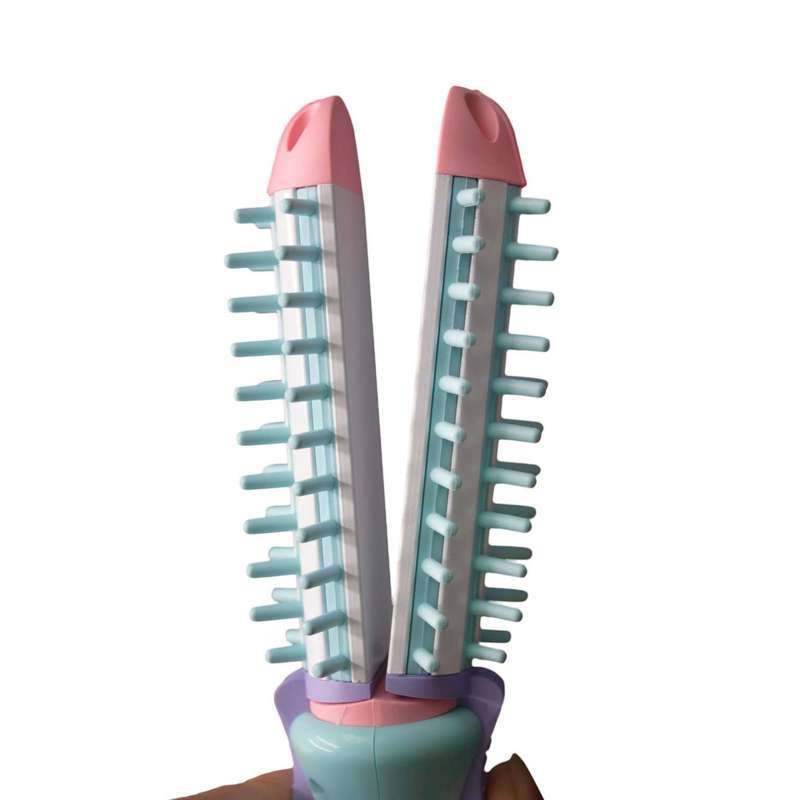2 in 1 Mini Hair Curler & Straightener