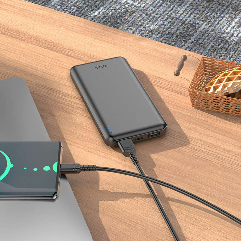 HOCO J100 Power Bank Battery 10000mAh , USB x2