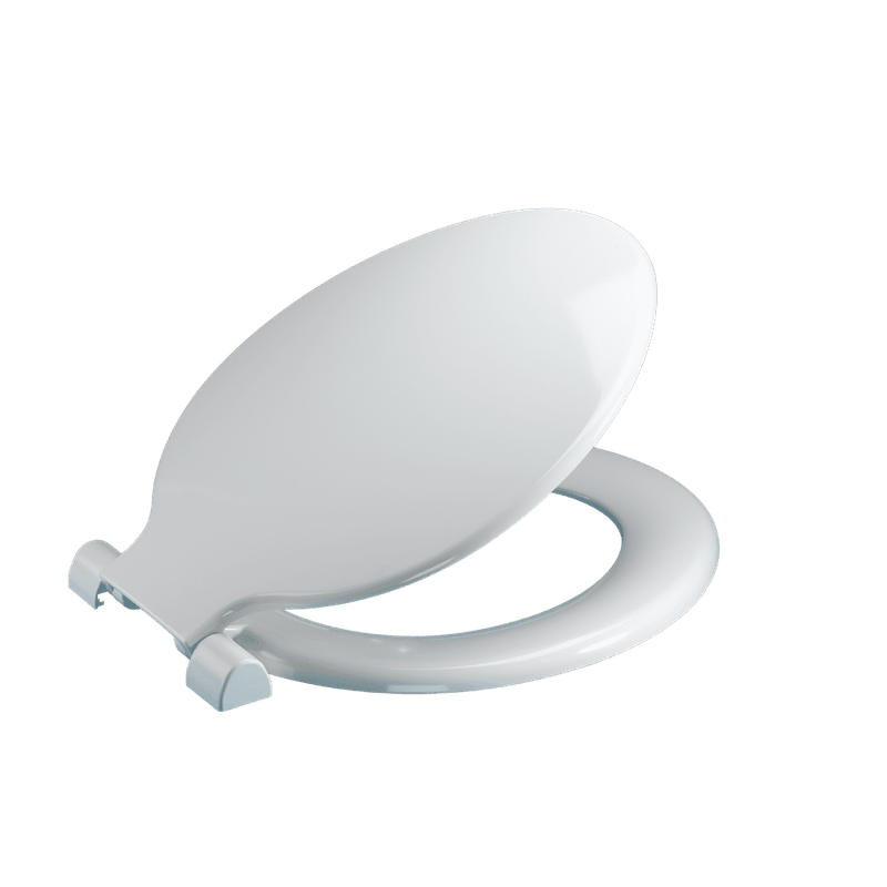 17 Inch White MDF Toilet Seat