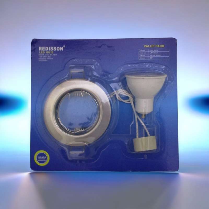 Redisson GU10 Silver Downlight Kit 4w