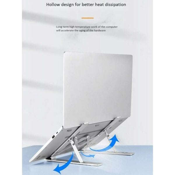 Laptop Stand Adjustable Non-Slip Ventilated Holder for Air Pro Dell XPS More 10-14 inch Laptops
