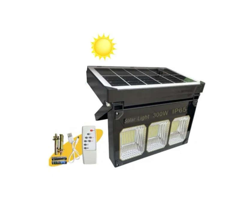 LED Rechargeable Solar Floodlight 300W