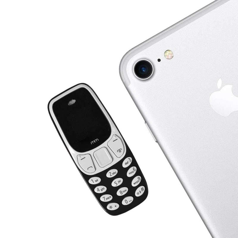 Mini Mobile Phone 2 Nano Sim Slot, 1 Micro SD Slot 68mm x 28 x 12
