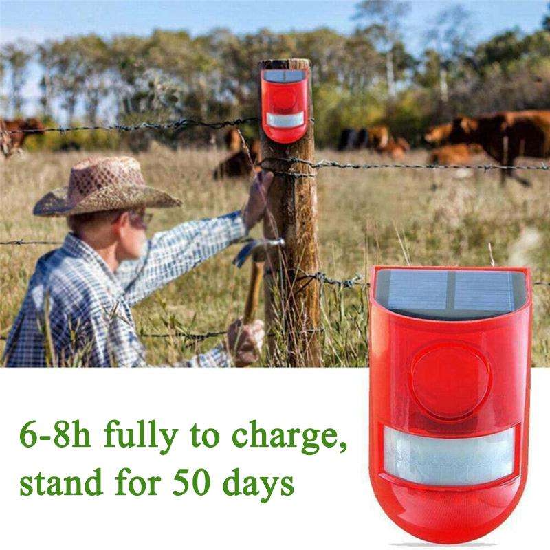Wireless Motion Sensor Solar Alarm