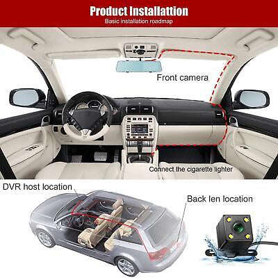 Dash Camera Dual Lens Video Recorder