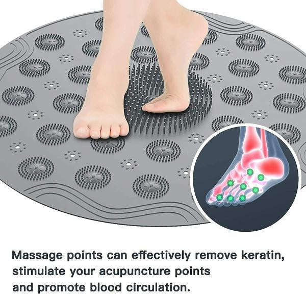 Non Slip Silicone Bath Mat Foot Massage