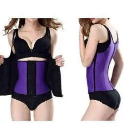 Adjustable Shoulder Strap Corset - 2XL / Black