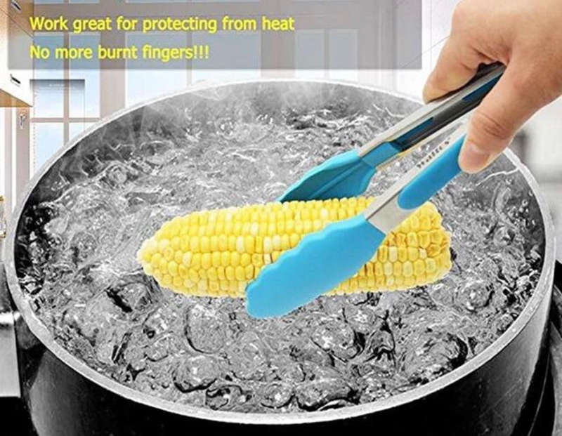 Kitchen Silicone Tong Set 2pc