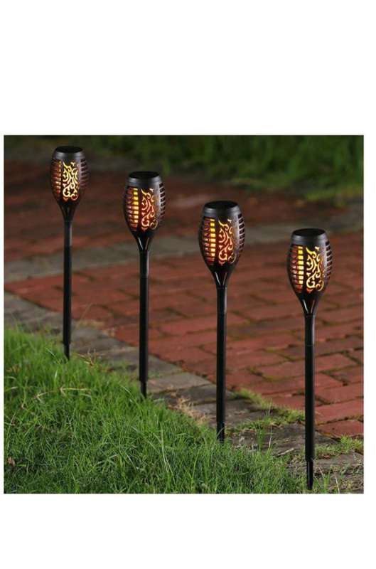 Solar Flame LED Light Sensor Activated