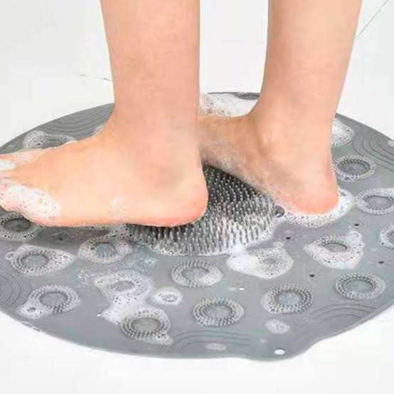 Non Slip Silicone Bath Mat Foot Massage