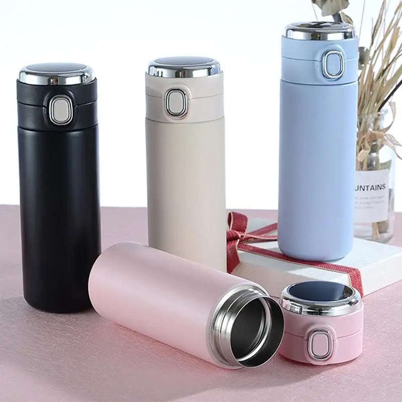Smart Insulation Cup Water Bottle Led Digital Temperature Display Stainless Steel Thermal Mugs In...