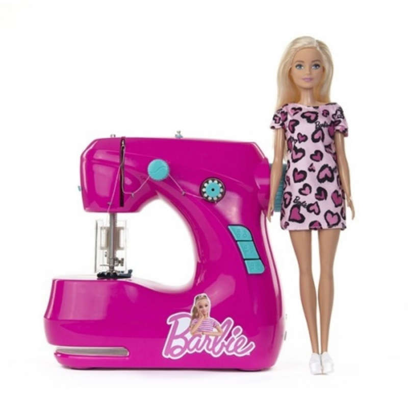 Barbie Sewing Machine With Doll