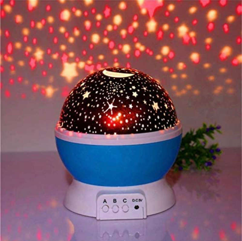 LED Star Master Rotating Night Light Projector Spin Starry Sky Star Master Children Kids Baby Sle...