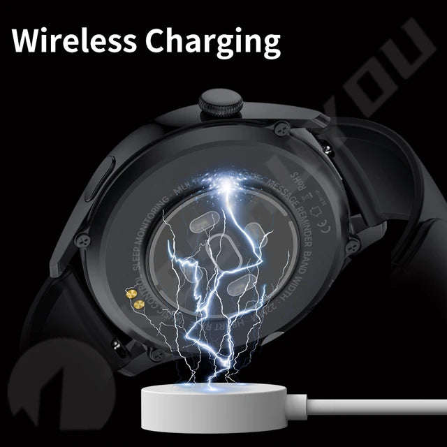 New GT5 Smart Watch Men Answer Call Fitness Tracker Wireless Charging NFC Women Smartwatch Gift f...