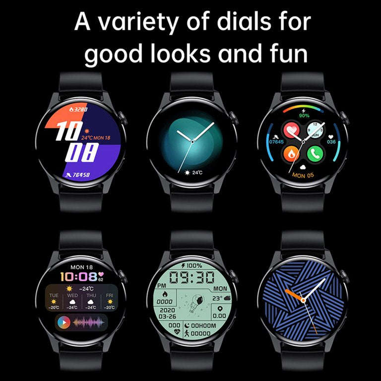 LOKMAT Smart Watch Multifunctional Health Monitoring Life Waterproof Fashion BT Calling Heart Rat...