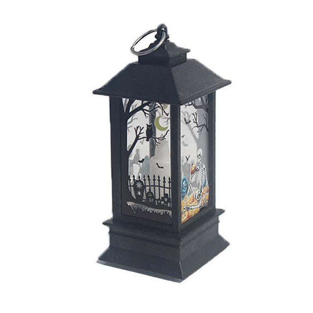 Halloween Decoration Props LED Portable Small Wind Lantern