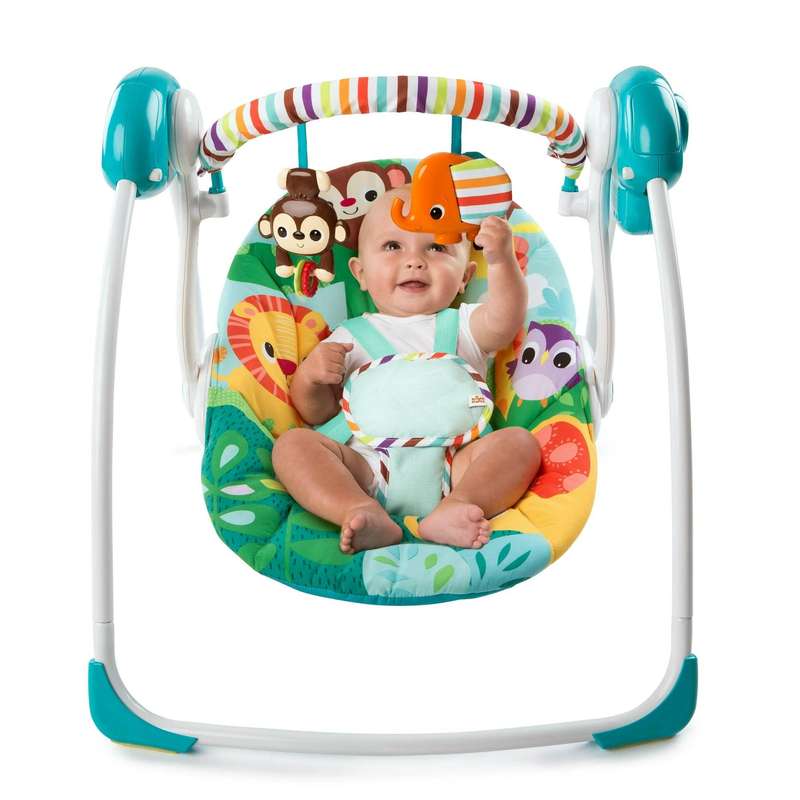 Bright Starts Safari Surprise Portable Swing