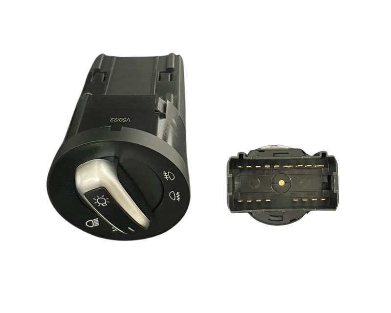 Polo 2 9N Headlight Switch With Fog - 17 Pin