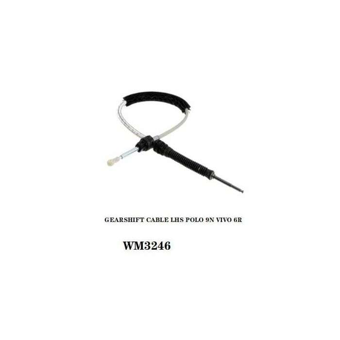 Polo 9N Vivo 6R Gearshift Cable - Left 5 Speed