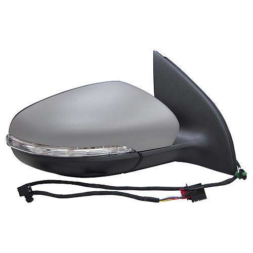 Golf 6 Door Mirror (Primed) - Right 2009-2012