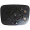 Caddy Door Mirror Glass - Left 2005-2010