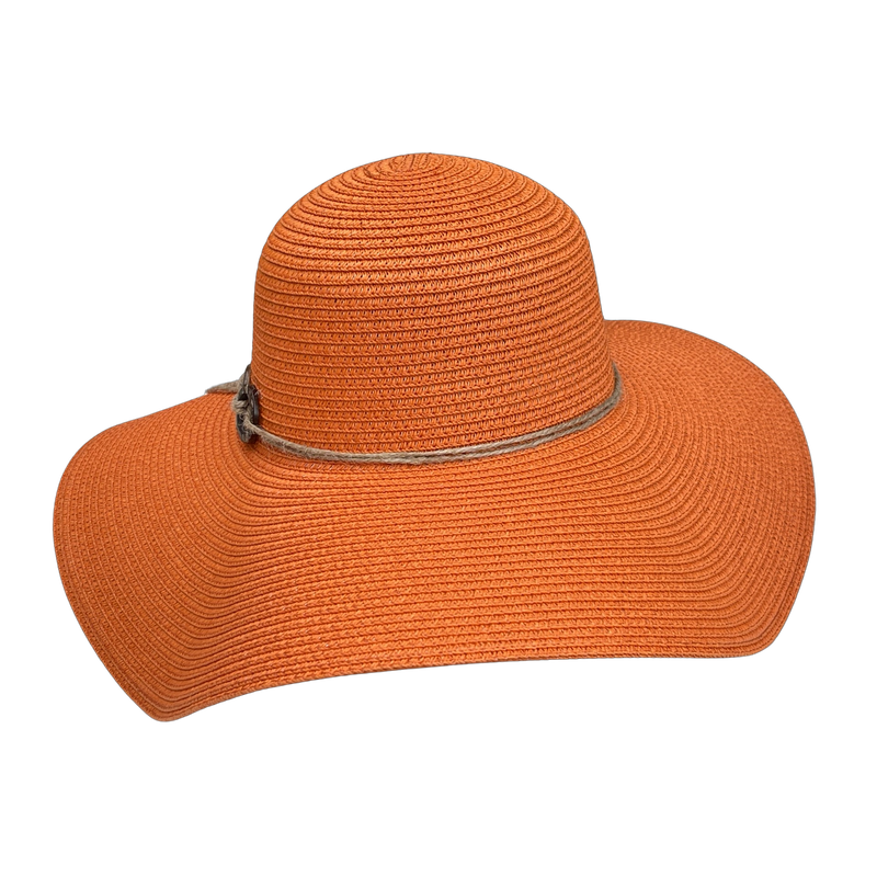 Wide Brim Hat with Rope