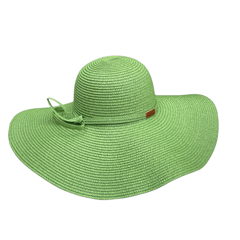 Panama Hat With Faux Leather Band