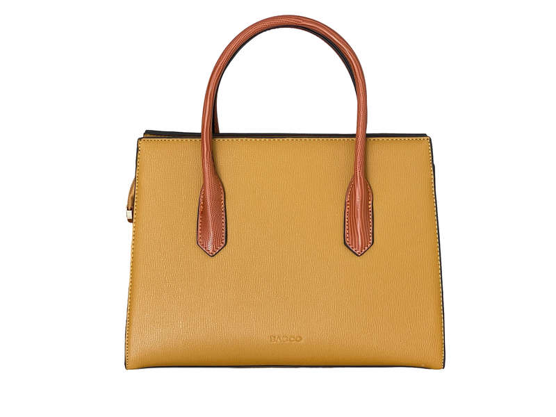 BAGCO Yellow Handbag -BX01230470A