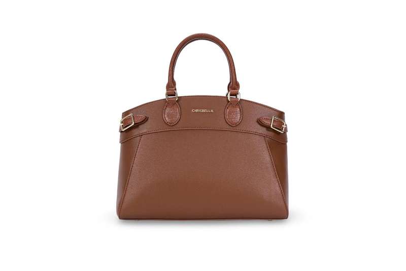 Chrisbella Brown Shoulder Handbag