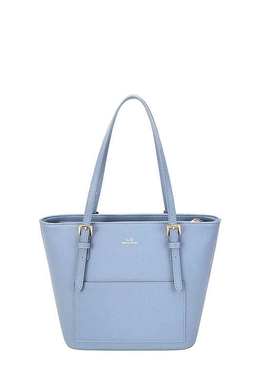 David Jones Light Blue Tote Handbag DJ738D