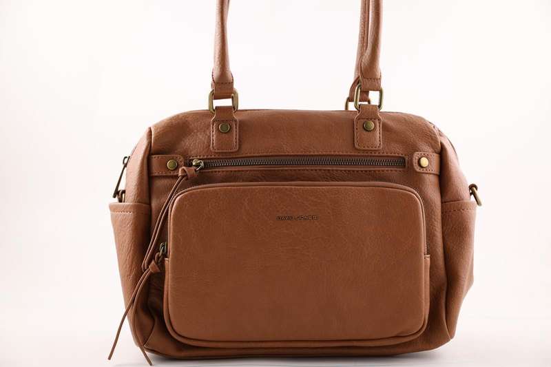 David Jones Sand Color Shoulder Handbag DJ779D