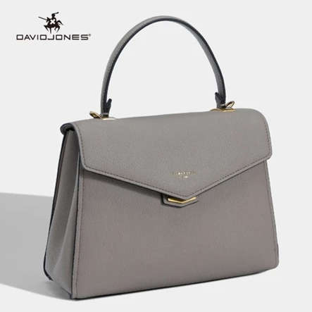 David Jones Elephant Grey Shoulder Handbag DJ912J
